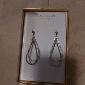 Isaac mizrahi cristal earrings  nwt